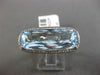 ESTATE LARGE 10.76CT DIAMOND & AAA BLUE TOPAZ 14KT WHITE GOLD 3D HALO FUN RING