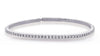 1.64CT DIAMOND 14KT WHITE GOLD CLASSIC ROUND PRONG ETERNITY CUFF TENNIS BRACELET