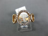 ESTATE .25CT DIAMOND 14KT ROSE GOLD ROUND BEADED CIRCLE OF LIFE CLASSIC FUN RING