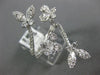ESTATE EXTRA LARGE 1.73CT DIAMOND 18KT WHITE GOLD 3D MULTI BUTTERFLY LOVE RING