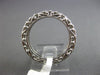 ESTATE 1.0CT DIAMOND 14KT WHITE GOLD FILIGREE ETERNITY WEDDING ANNIVERSARY RING