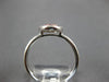 ESTATE .37CT WHITE & PINK DIAMOND 14K WHITE GOLD 3D CLUSTER OVAL FRIENDSHIP RING