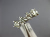 ESTATE LARGE 1.64CT DIAMOND 18KT WHITE GOLD 3D ROUND FIVE STONE ANNIVERSARY RING