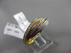 ESTATE 1.18CT DIAMOND 18KT WHITE & YELLOW & ROSE GOLD 3D TRI INTERTWINING RING