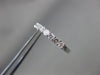 ESTATE .50CT ROUND CUT DIAMOND 14KT WHITE GOLD CLASSIC 6 STONE HUGGIE EARRINGS