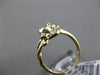 ESTATE .08CT ROUND DIAMOND 14KT YELLOW GOLD 3D MATTE HAPPY PANTHER ETOILE RING