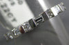 ESTATE 1.22CT DIAMOND 14K WHITE GOLD 3D ETERNITY WEDDING ANNIVERSARY RING #18621