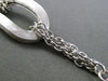 ESTATE WIDE .80CT DIAMOND 14KT WHITE GOLD 3D SHINY & MATTE LINK CHAIN BRACELET