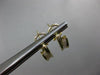 ESTATE .40CT DIAMOND PRINCESS 14KT YELLOW GOLD 5 STONE UMBRELLA CLIP ON EARRINGS