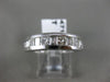 ESTATE WIDE 1.70CT PRINCESS CUT DIAMOND 14KT WHITE GOLD ANNIVERSARY RING #20471