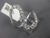 ESTATE LARGE .81CT DIAMOND 18KT WHITE GOLD 3D CLASSIC SWIRL JOURNEY LOVE RING