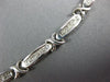ESTATE 1.0CT DIAMOND 14KT WHITE GOLD CLASSIC PRINCESS INVISIBLE X LOVE NECKLACE