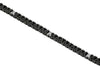 ESTATE 1.78CT WHITE & BLACK DIAMOND 14K WHITE GOLD 3D CLASSIC TENNIS BRACELET