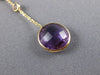 ESTATE 6.0CT AAA MULTI GEM 14KT YELLOW GOLD 3D BY THE YARD LARIAT FUN NECKLACE