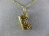 ANTIQUE 14KT YELLOW GOLD 3D CLASSIC SAN FRANCISCO TROLLEY CAR PENDANT #26312