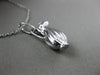 ESTATE 14KT WHITE GOLD 3D HANDCRAFTED PITCHER JAR CHARM PENDANT & CHAIN #25219