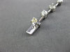 ESTATE 15.34CT DIAMOND 18KT WHITE GOLD 3D DIAMOND BY THE YARD LARIAT NECKLACE