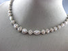 ESTATE LARGE 16.9CT WHITE & PINK DIAMOND 18KT WHITE & ROS GOLD ETERNITY NECKLACE