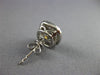 ESTATE 1.47CT WHITE & FANCY YELLOW DIAMOND 18K 2 TONE GOLD CLASSIC STUD EARRINGS