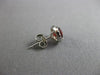 ESTATE 1.17CT DIAMOND & AAA GARNET 14KT WHITE GOLD ROUND HALO STUD EARRINGS