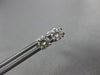 ESTATE .90CT ROUND DIAMOND 14KT WHITE GOLD 3D 4 PRONG SCREW BACK STUD EARRINGS