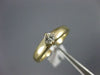 ESTATE .20CT DIAMOND 14K YELLOW GOLD 3D SOLITAIRE PROMISE ENGAGEMENT RING #19059