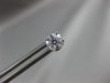 ESTATE .93CT ROUND DIAMOND 14KT WHITE GOLD SOLITAIRE 4 PRONG SCREW BACK EARRINGS