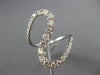 ESTATE LARGE .81CT DIAMOND 18KT WHITE GOLD 3D CLASSIC SWIRL JOURNEY LOVE RING