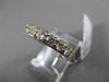 ESTATE 2.55CT ROUND DIAMOND 14KT YELLOW GOLD CHANNEL ETERNITY ANNIVERSARY RING