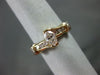 ESTATE 1.76CT MARQUISE & ROUND DIAMOND 14KT 2 TONE GOLD 3D ENGAGEMENT RING #1827