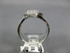 ANTIQUE .46CT DIAMOND 14KT WHITE GOLD CLASSIC PAVE LOVE KNOT COCKTAIL RING #1333
