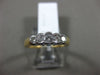 ESTATE .75CT DIAMOND 14KT WHITE & YELLOW GOLD 5 STONE GRADUATING SEMI BEZEL RING