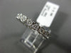 ESTATE .98CT DIAMOND 14KT WHITE GOLD ETERNITY MILGRAIN FILIGREE ANNIVERSARY RING