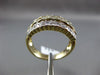 ESTATE WIDE 1CT ROUND DIAMOND 14KT TWO TONE GOLD FLOWER WEDDING ANNIVERSARY RING
