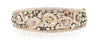 EXTRA LARGE 20.0CT MULTI COLOR DIAMOND 18KT YELLOW & BLACK GOLD BANGLE BRACELET