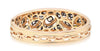 EXTRA LARGE 20.0CT MULTI COLOR DIAMOND 18KT YELLOW & BLACK GOLD BANGLE BRACELET