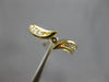 ESTATE .37CT DIAMOND 14KT YELLOW GOLD 3D WAVE SEMI MOUNT ENGAGEMENT RING #15826