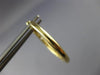 ESTATE .54CT DIAMOND 14KT YELLOW GOLD 3D HOOP HUGGIE HANGING EARRINGS #16814