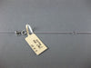 ESTATE .07CT DIAMOND 18KT WHITE GOLD CLASSIC BY THE YARD BEZEL 7 STONE NECKLACE