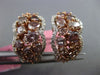 ESTATE LARGE 4.90CT DIAMOND 18KT WHITE & ROSE GOLD MULTI SHAPE CLIP ON EARRINGS