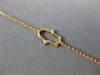 ESTATE .08CT PINK ROUND DIAMOND 18KT ROSE GOLD 3D CLASSIC HAMSA LUCKY BRACELET