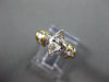 ESTATE .72CT DIAMOND 14KT WHITE & YELLOW GOLD MARQUISE ENGAGEMENT RING #15713