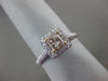 ESTATE .80CT WHITE & CHOCOLATE FANCY DIAMOND 18KT 2 TONE GOLD 3D ENGAGEMENT RING