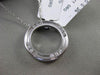 ESTATE .25CT DIAMOND 14KT WHITE GOLD 9 STONE CIRCLE OF LIFE FLOATING PENDANT