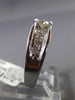 ESTATE .41CT DIAMOND 18KT WHITE GOLD SOLITAIRE TENSION ENGAGEMENT RING #17192