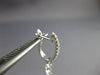 ESTATE 1.47CT WHITE & CHOCOLATE FANCY DIAMOND 18KT 2 TONE GOLD HANGING EARRINGS