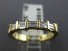 ESTATE .35CT DIAMOND 14K YELLOW GOLD FIVE STONE BAGUETTE ANNIVERSARY RING #4033