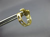 ESTATE .50CT DIAMOND 14KT YELLOW GOLD 3D HEART CLASSIC HUGGIE LOVE EARRINGS