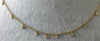 ESTATE .09CT DIAMOND 18KT ROSE GOLD 3D CHANDELIER BY THE YARD FLOATING NECKLACE