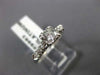 ANTIQUE .35CT OLD MINE DIAMOND PLATINUM GOLD 3D CLASSIC ENGAGEMENT RING #9963